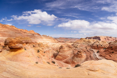 Panorama above The Wave